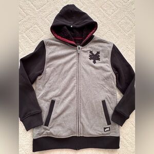 Zoo York/ Kids / Boys/ Gray&Black Zip- up Hoodie/ M/10-12/ New